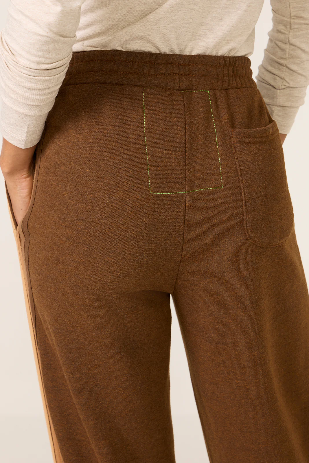 5 Stripe Wide Leg Sweatpant - Image 3