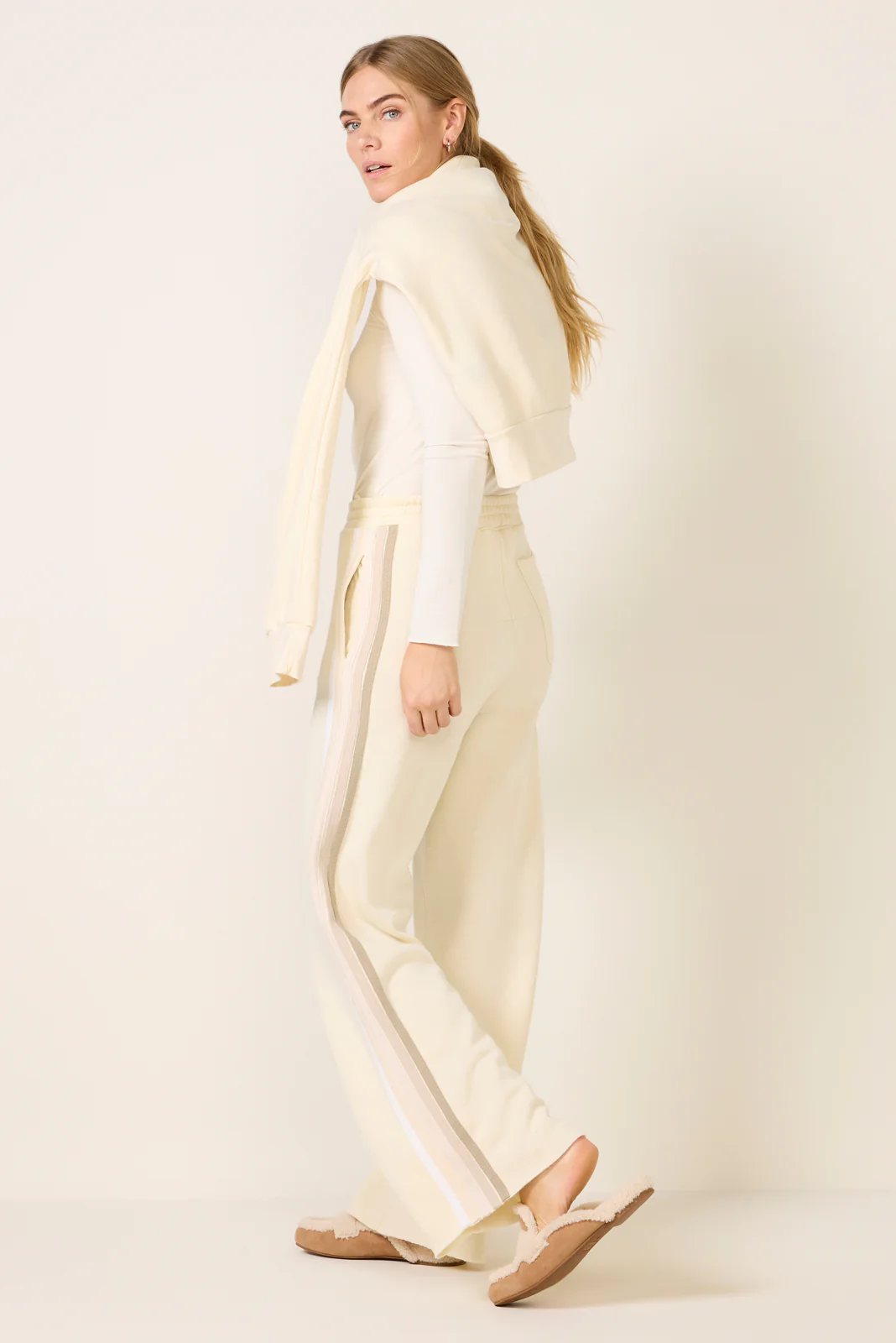 5 Stripe Wide Leg Sweatpant - Image 4