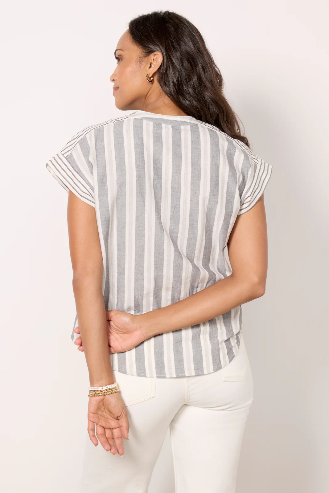 Addison Stripe Mix Shirt - Image 4