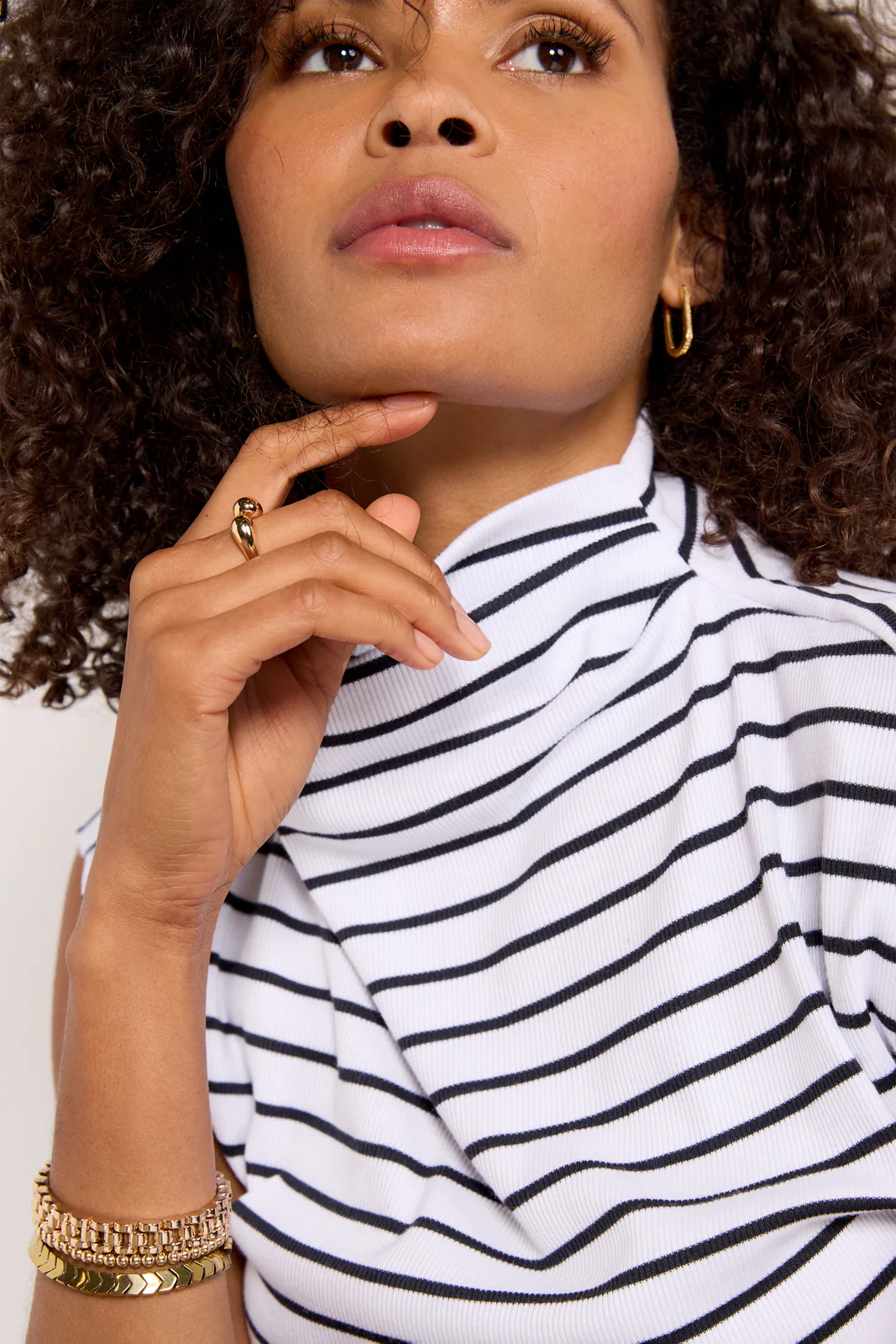 Amara Stripe Rib Top - Image 5