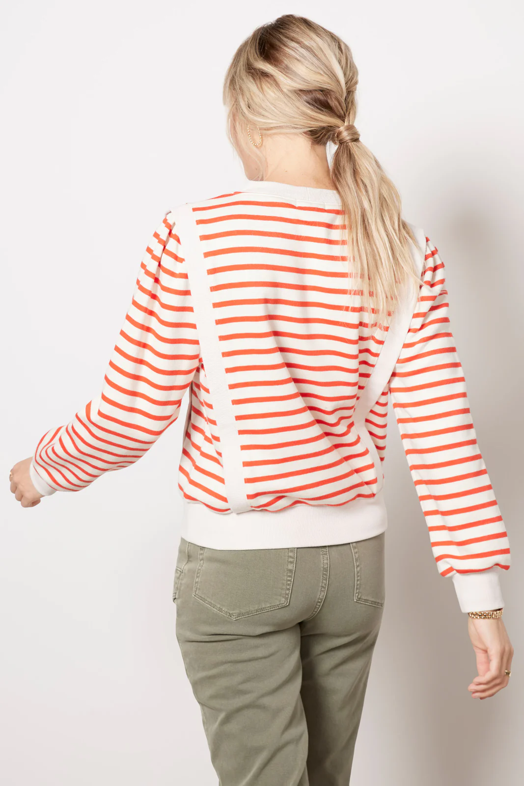 Amber Stripe Sweatshirt - Image 4