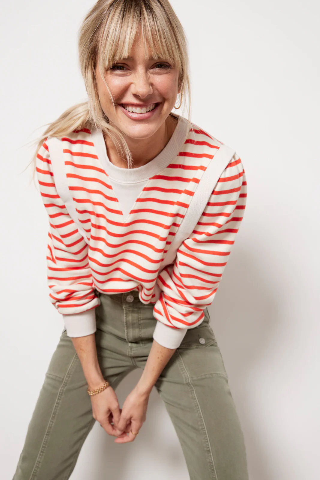 Amber Stripe Sweatshirt - Image 5