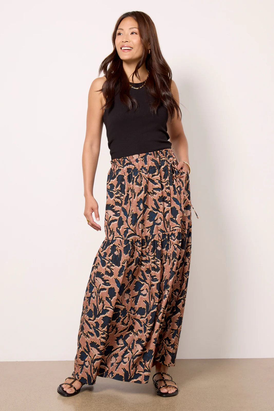 Andie Tiered Maxi Skirt