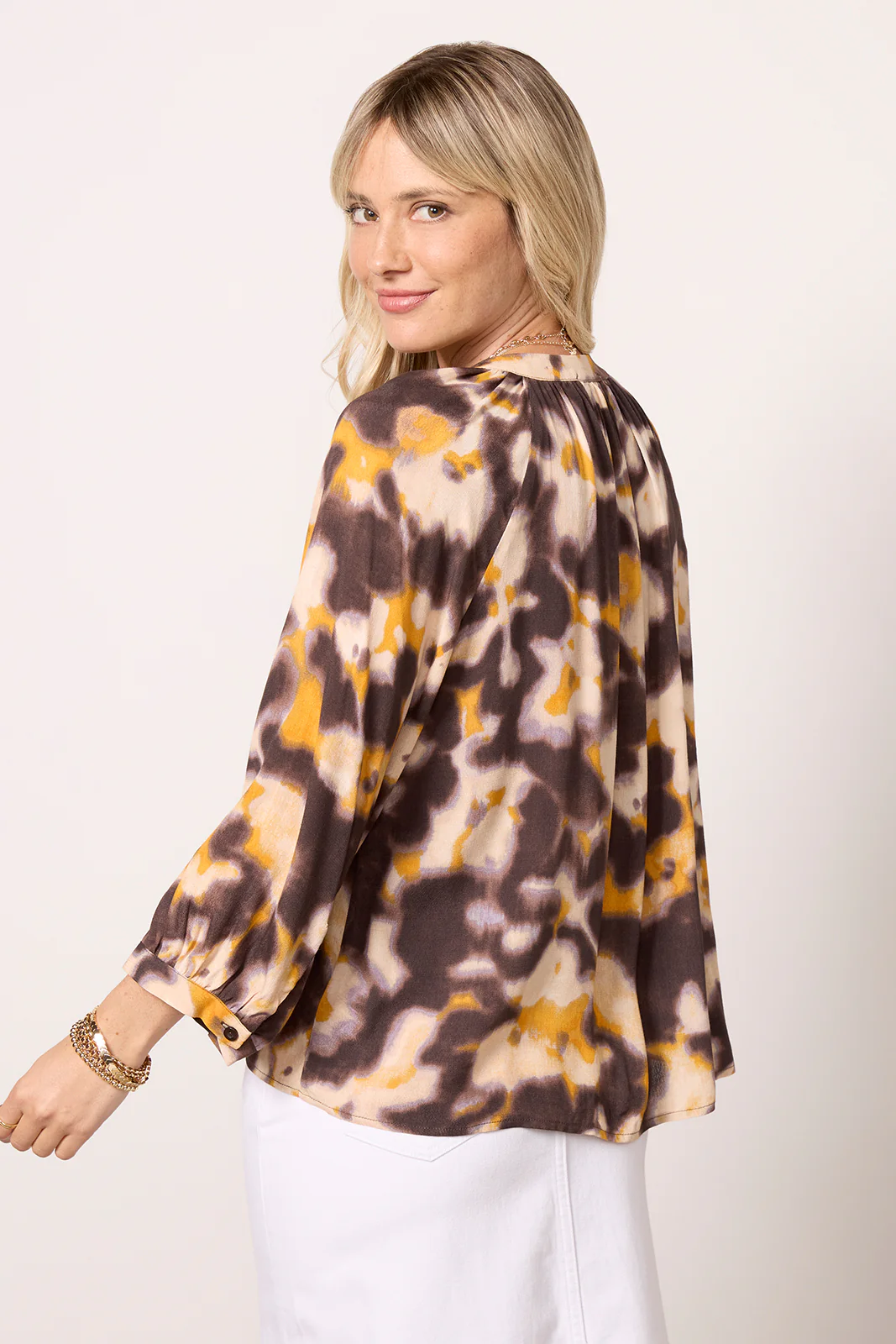 Annika Split Neck Popover - Image 4