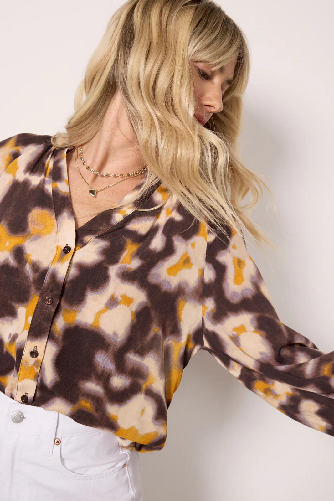 Annika Split Neck Popover - Image 5