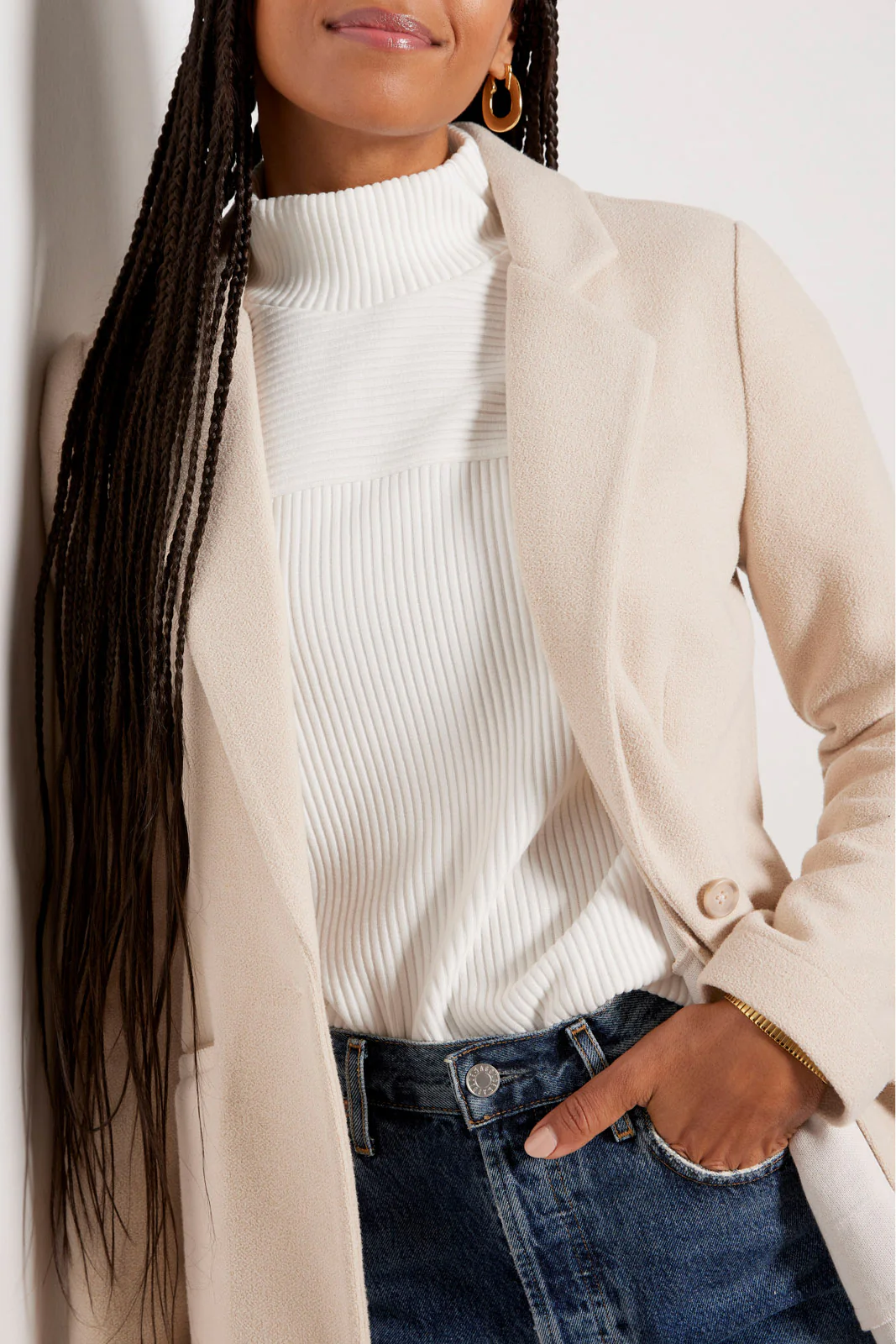Ava Textured Blazer - Image 2