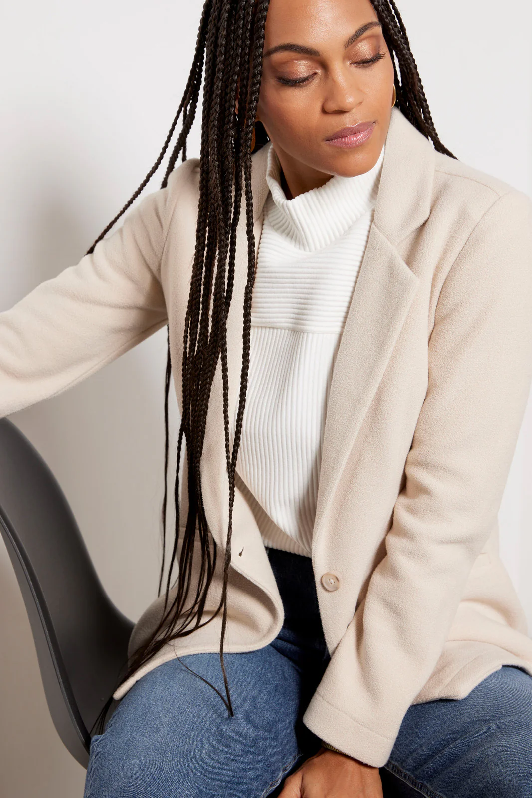 Ava Textured Blazer - Image 5