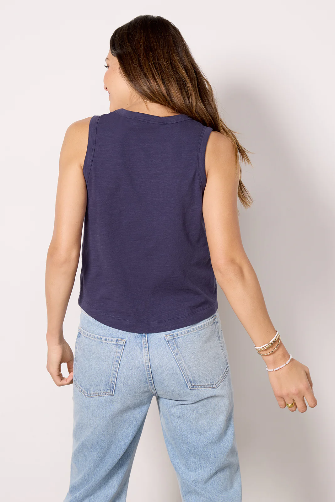Ayla Stripe Raglan Tank - Image 4