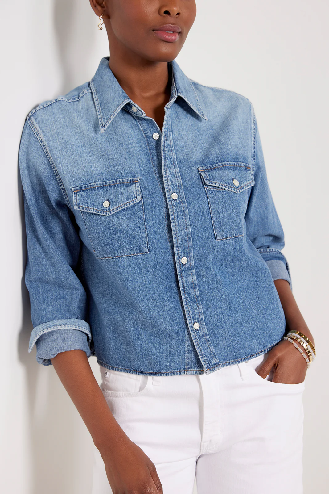 Baby Shay Cropped Shirt - Image 2