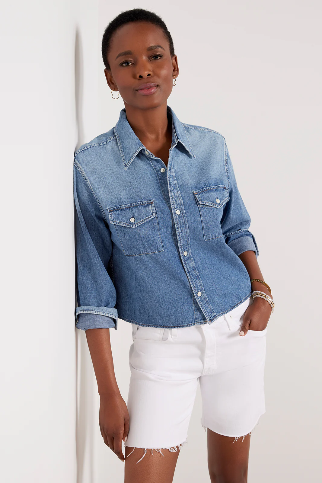 Baby Shay Cropped Shirt - Image 5