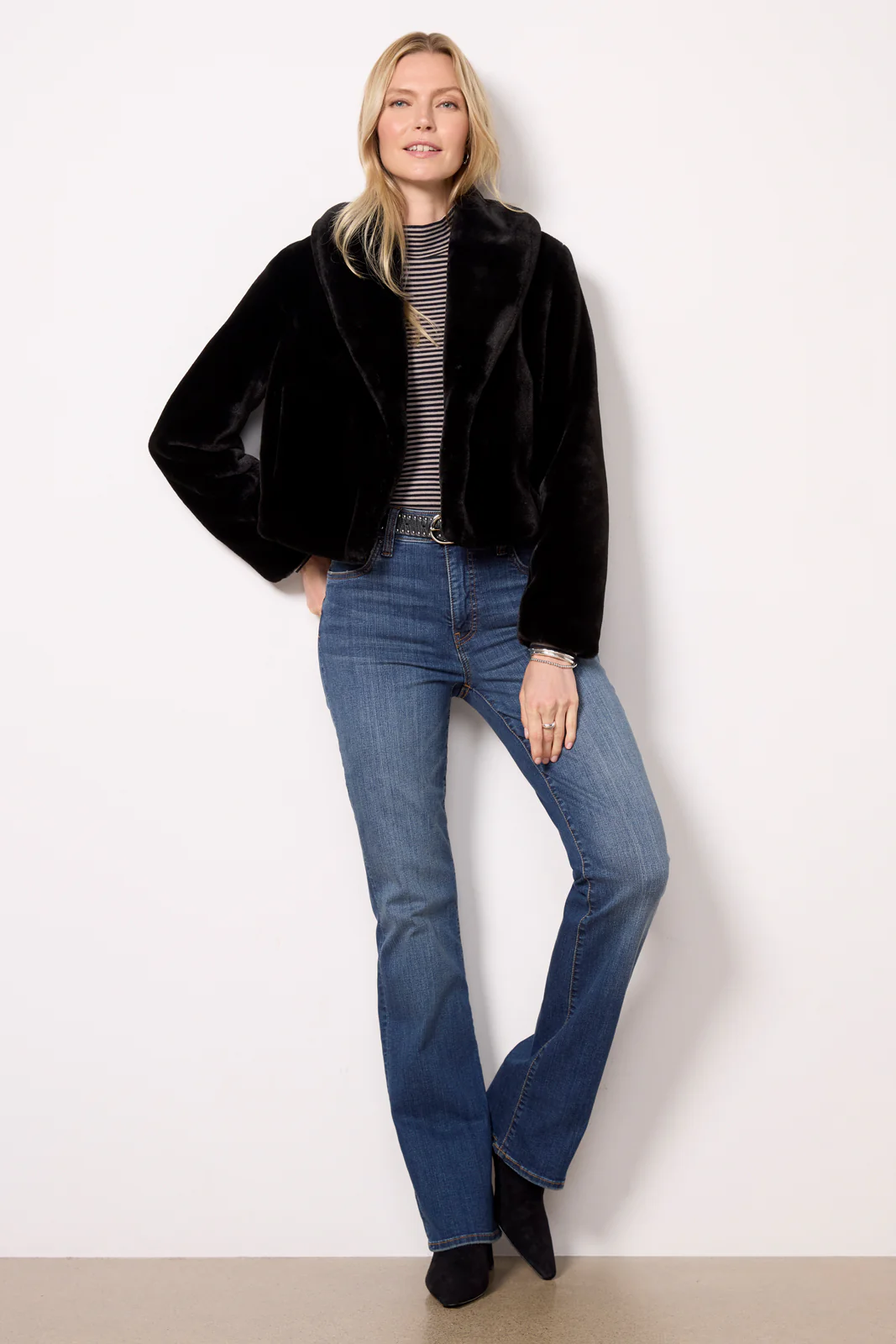 Be My Guest Faux Fur Jacket - Image 2