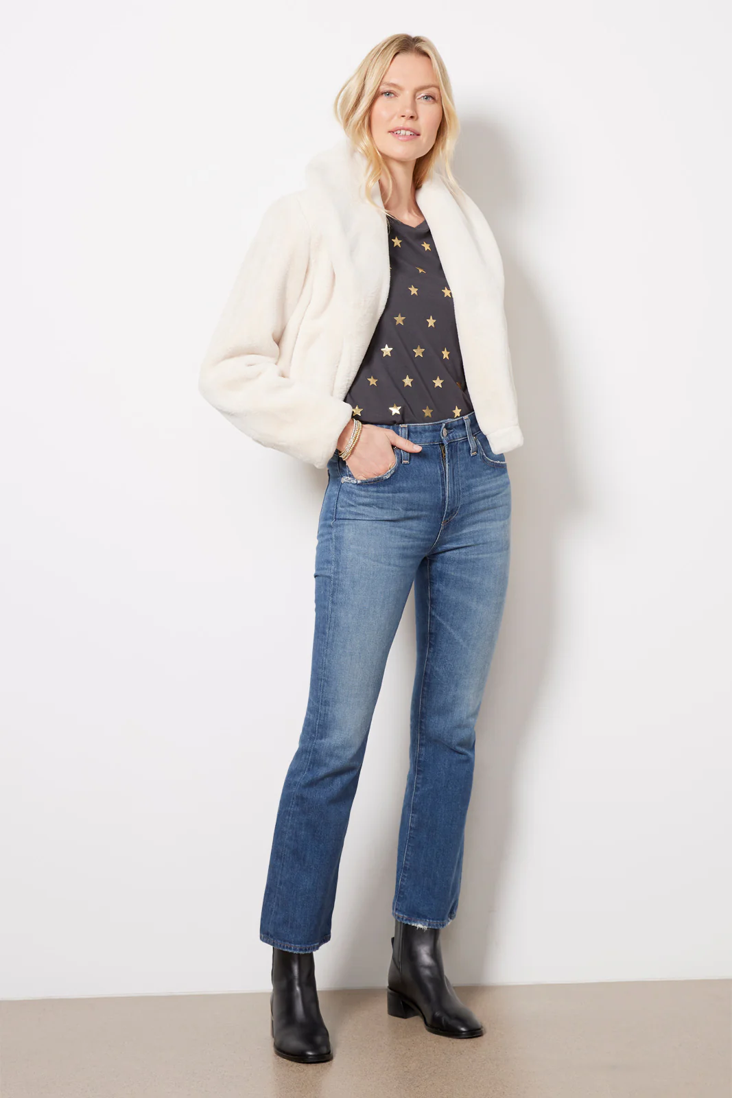Be My Guest Faux Fur Jacket - Image 3