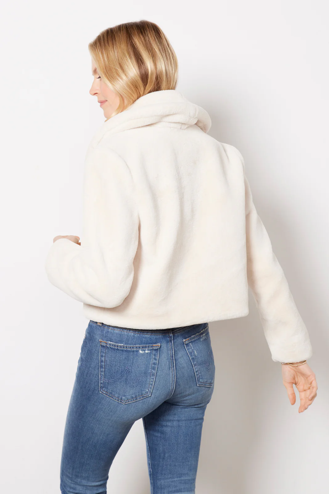 Be My Guest Faux Fur Jacket - Image 4