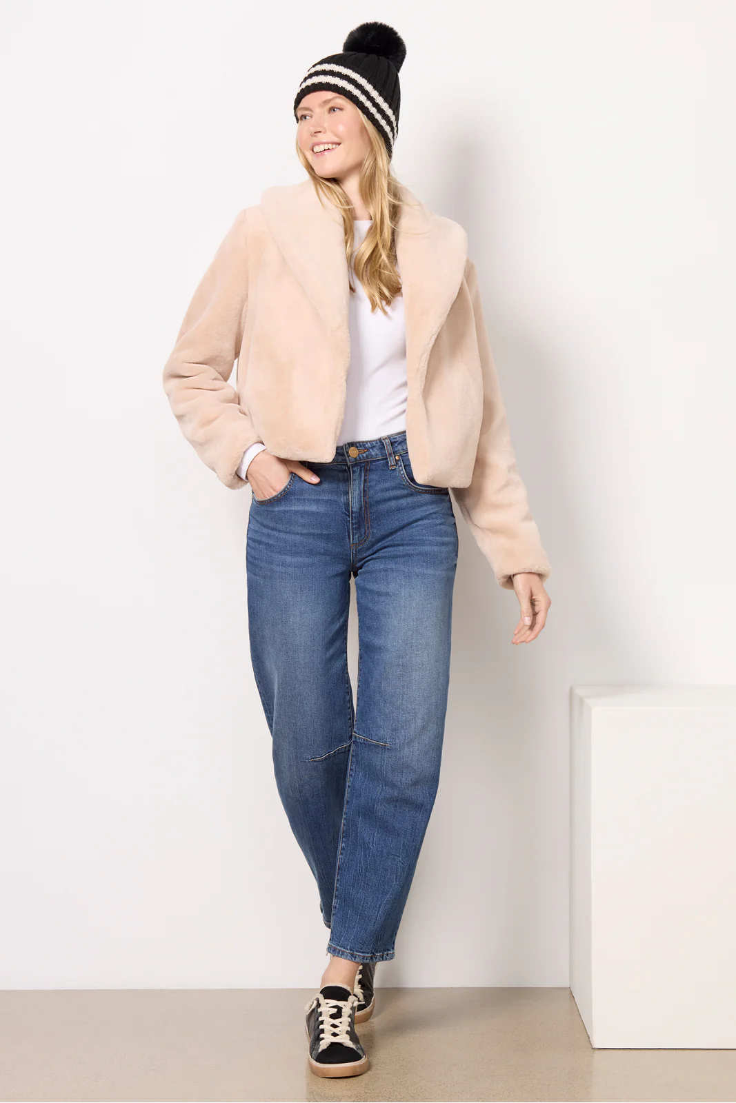 Be My Guest Faux Fur Jacket - Image 5