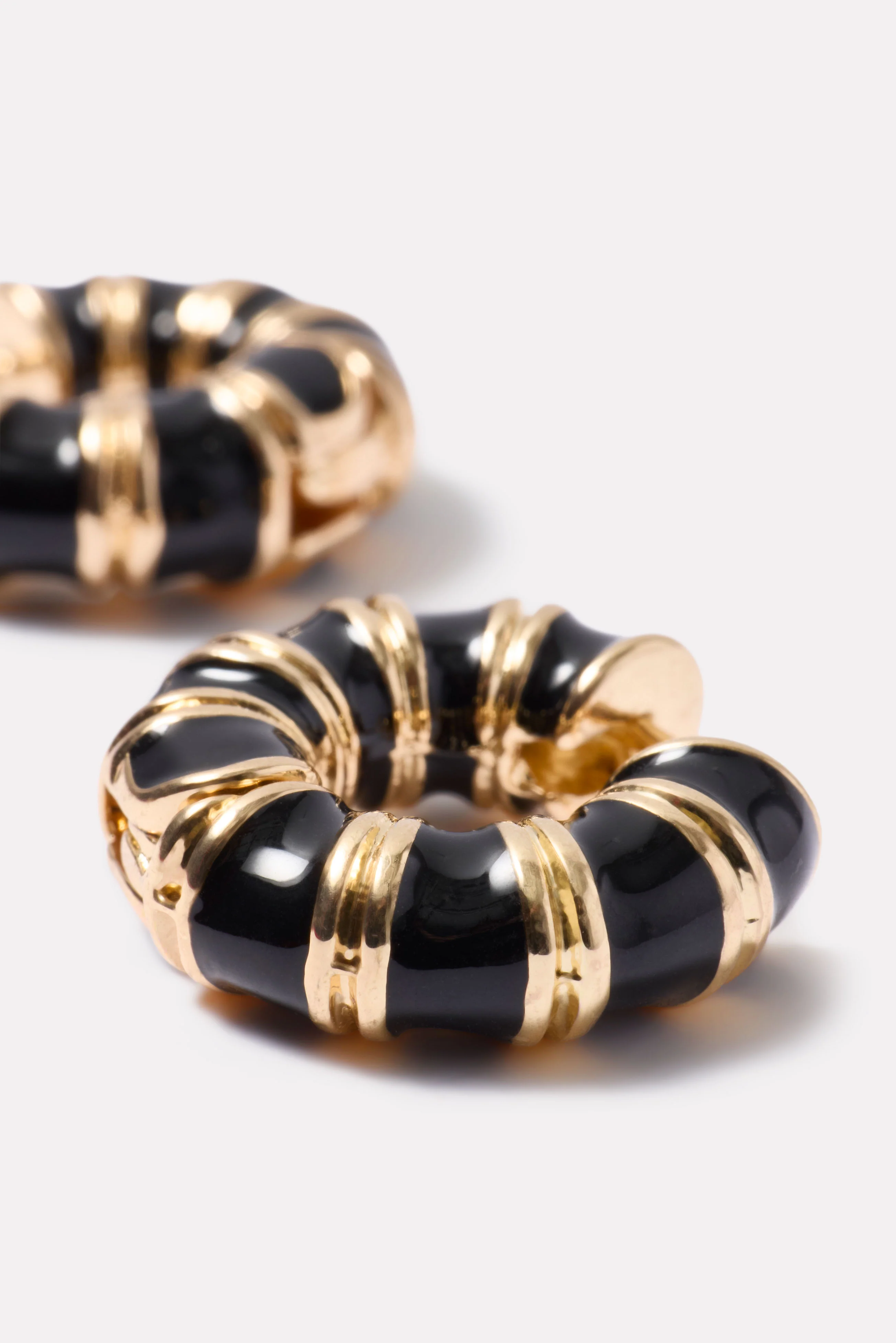 Becca Black/Gold Hoops - Image 2