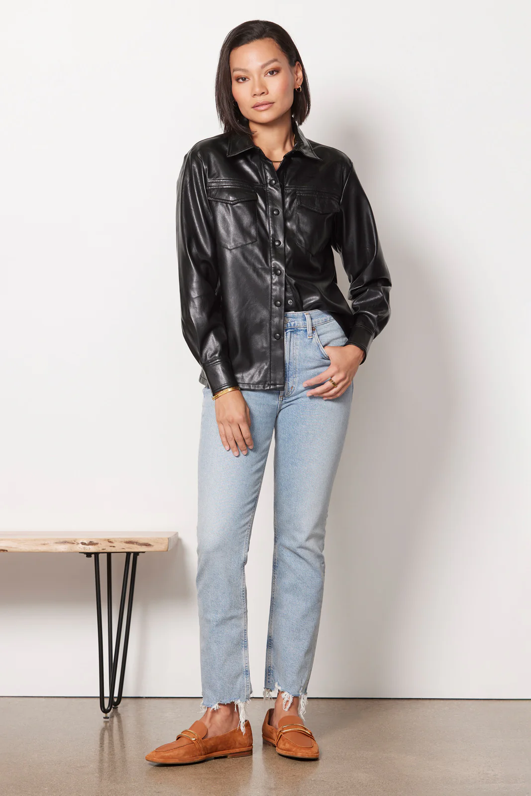 Better Than Leather Shacket - Image 3