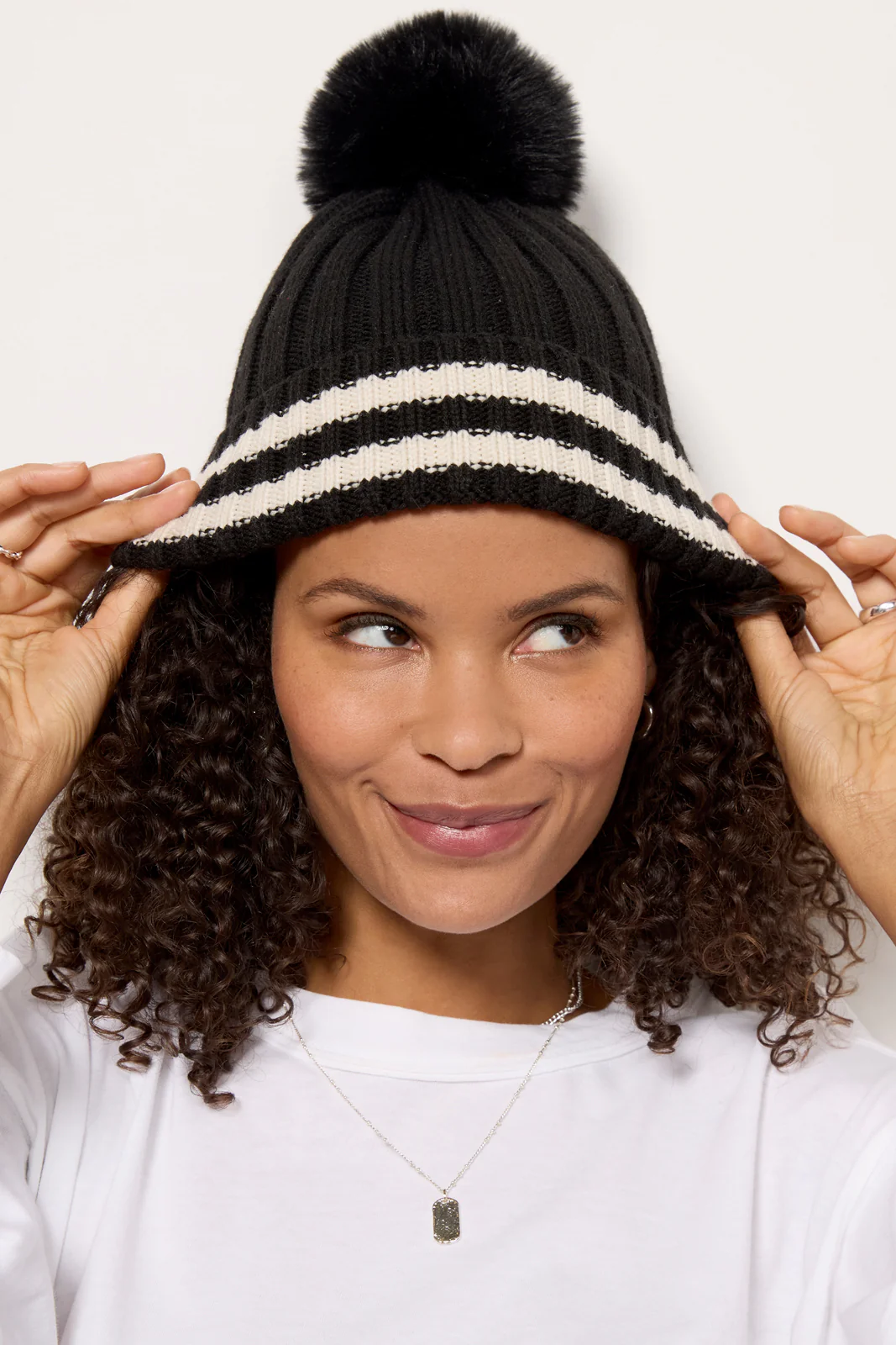 Blaine Varsity Pom Beanie - Image 3