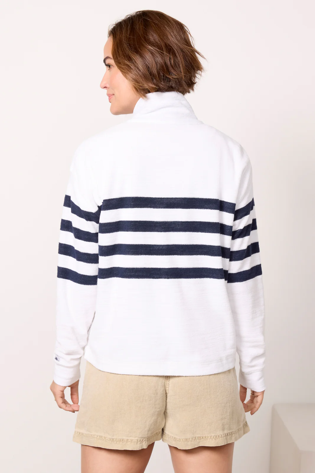 Cabana Towel Terry Quarter Zip - Image 4