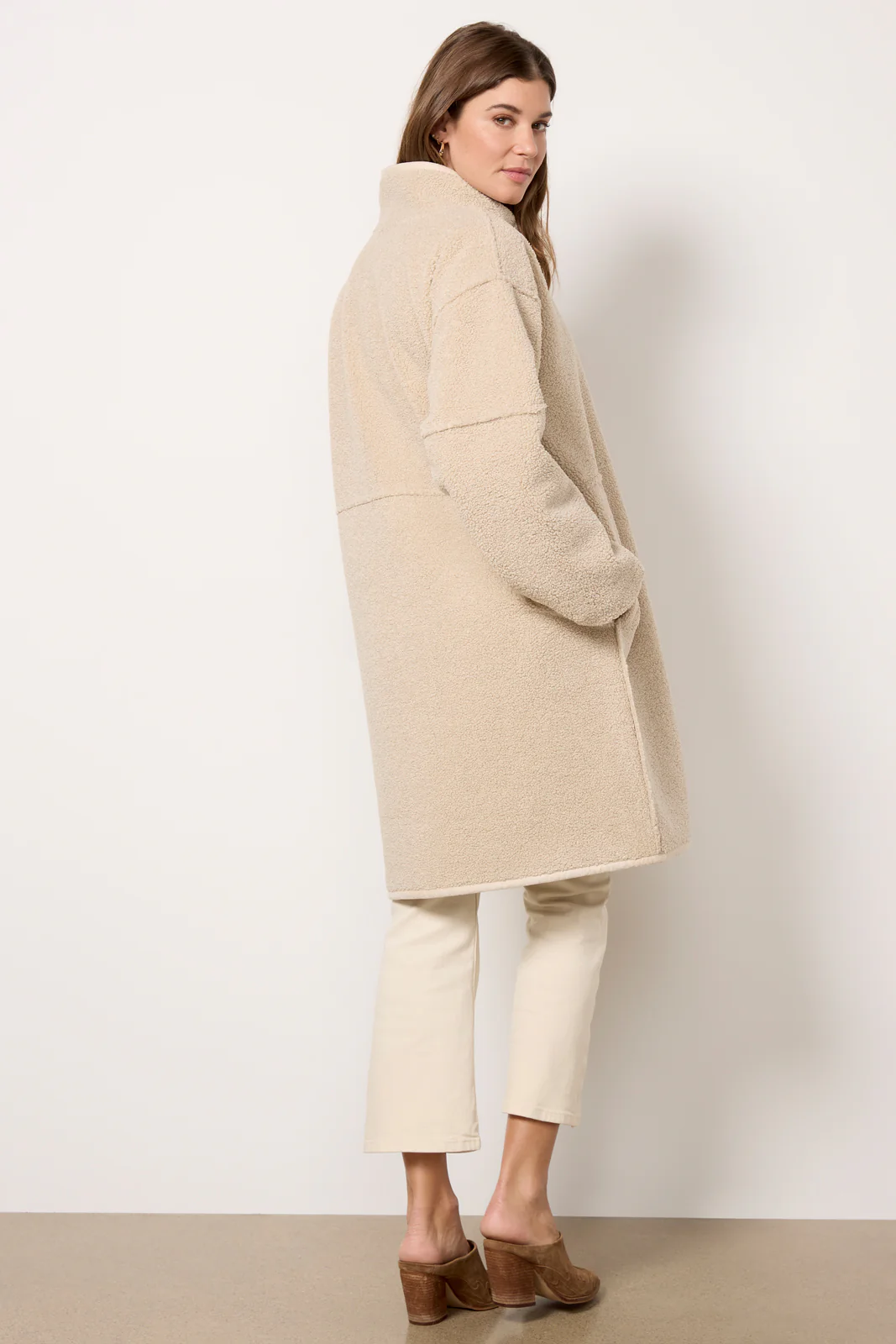 Cara Sherpa Coat - Image 2