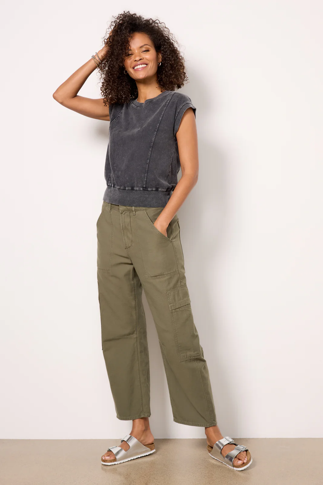 Caroline Seamed Muscle Top - Image 3