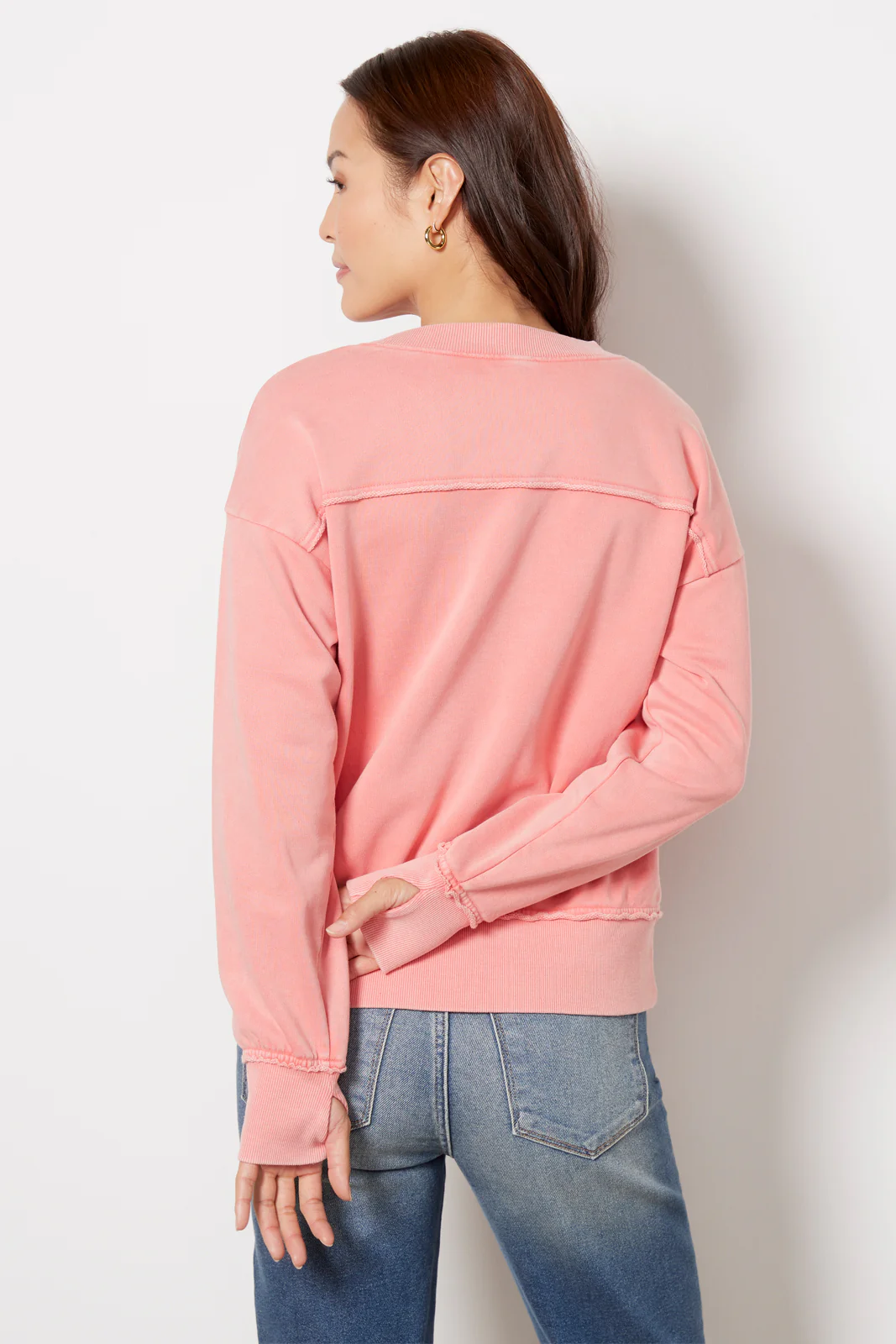Charlotte Washed Pocket Crew - Image 4