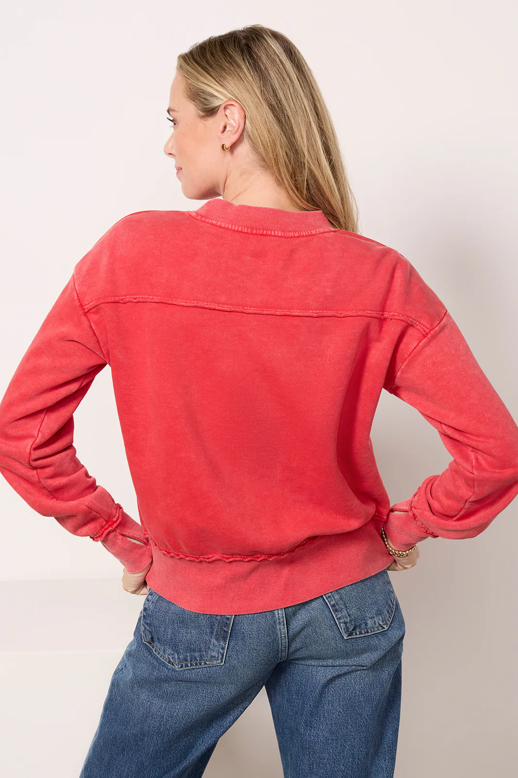 Charlotte Washed Pocket Crew - Image 4