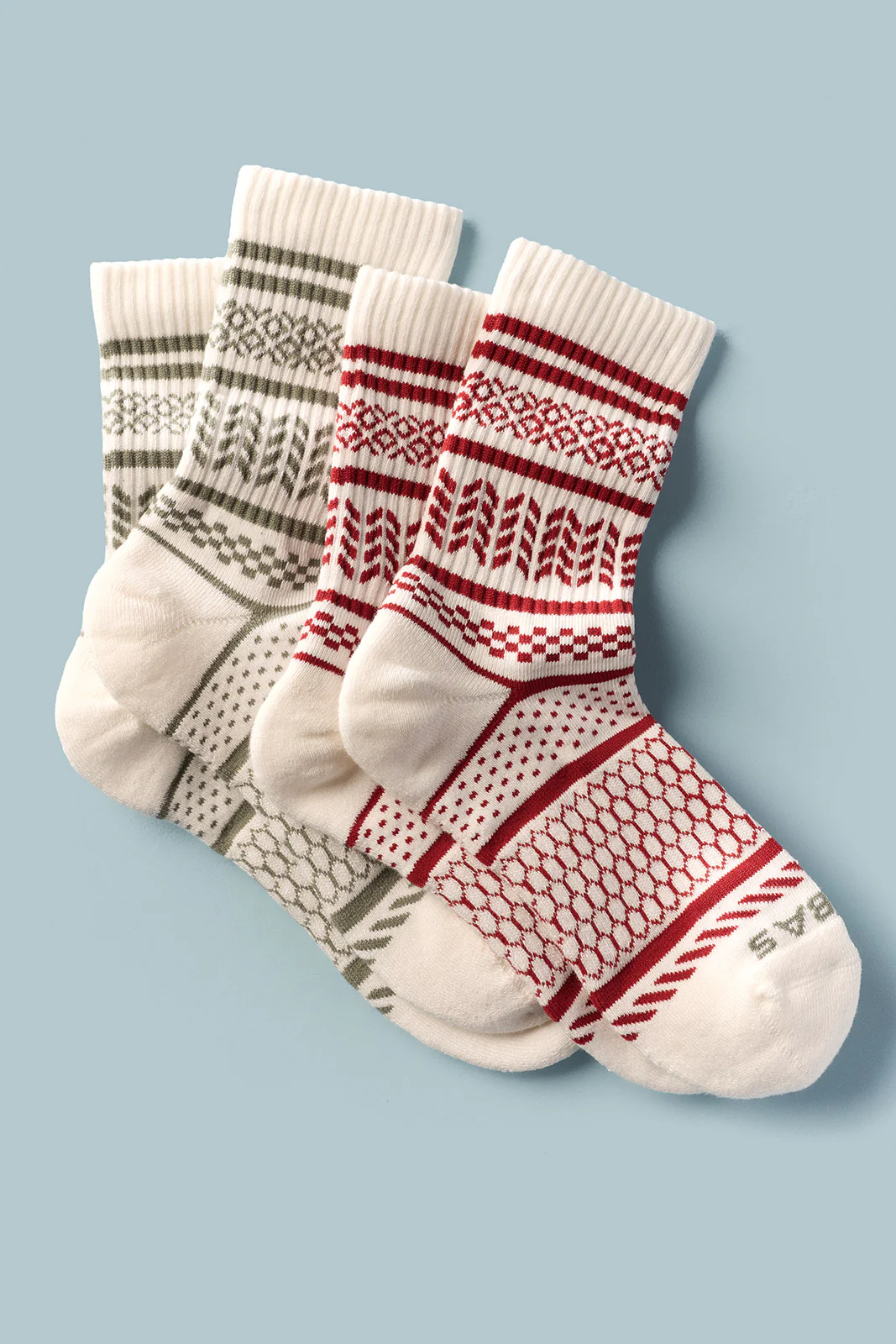 Checkered Fairisle Half Calf - Image 3
