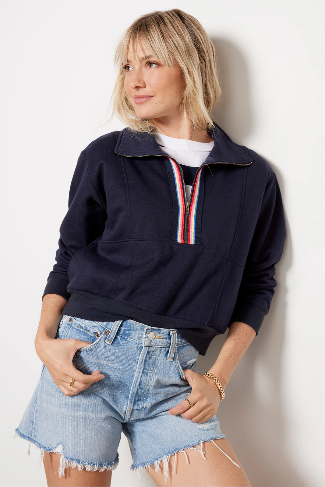 Chelsea Half Zip Sweatshirt - Image 2