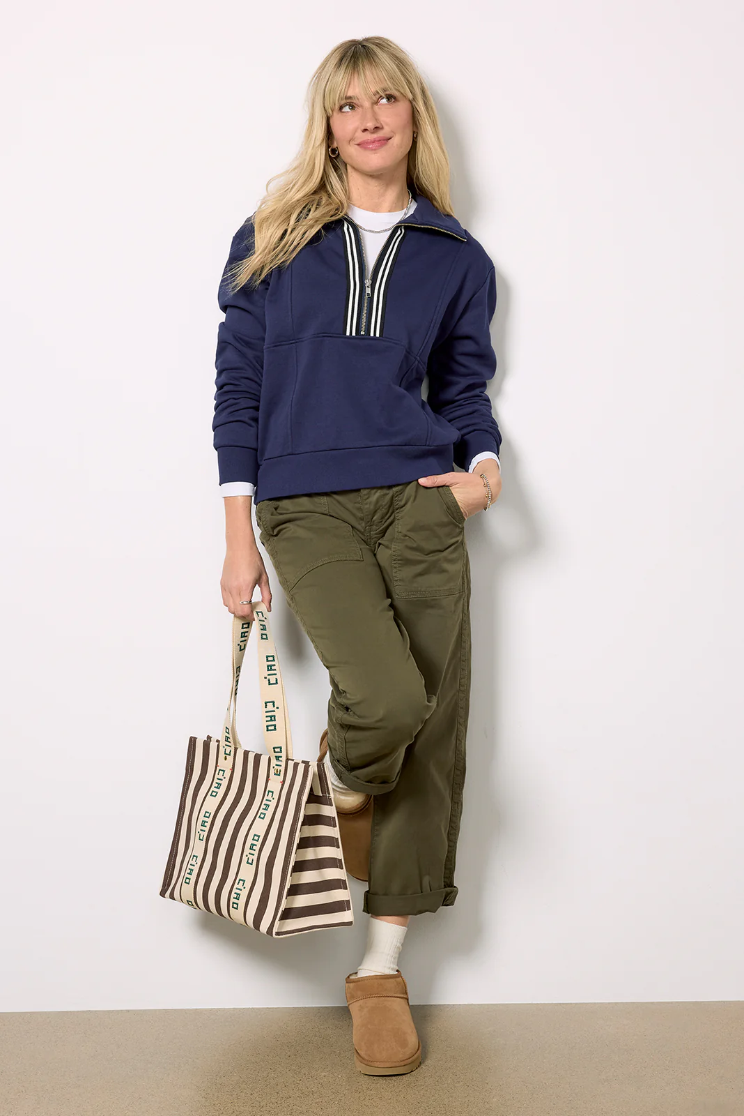 Chelsea Half Zip Sweatshirt - Image 2