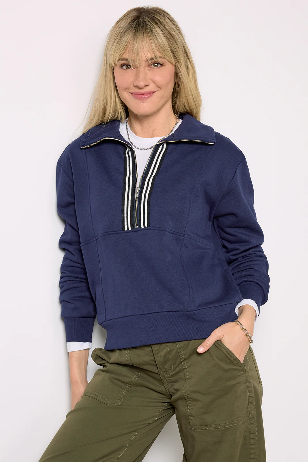 Chelsea Half Zip Sweatshirt - Image 6