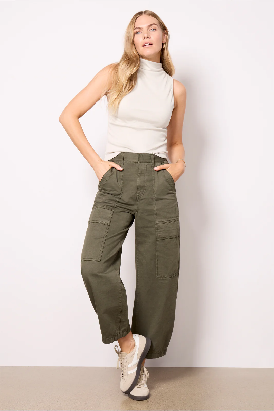 Chiara Drape Neck Top - Image 3