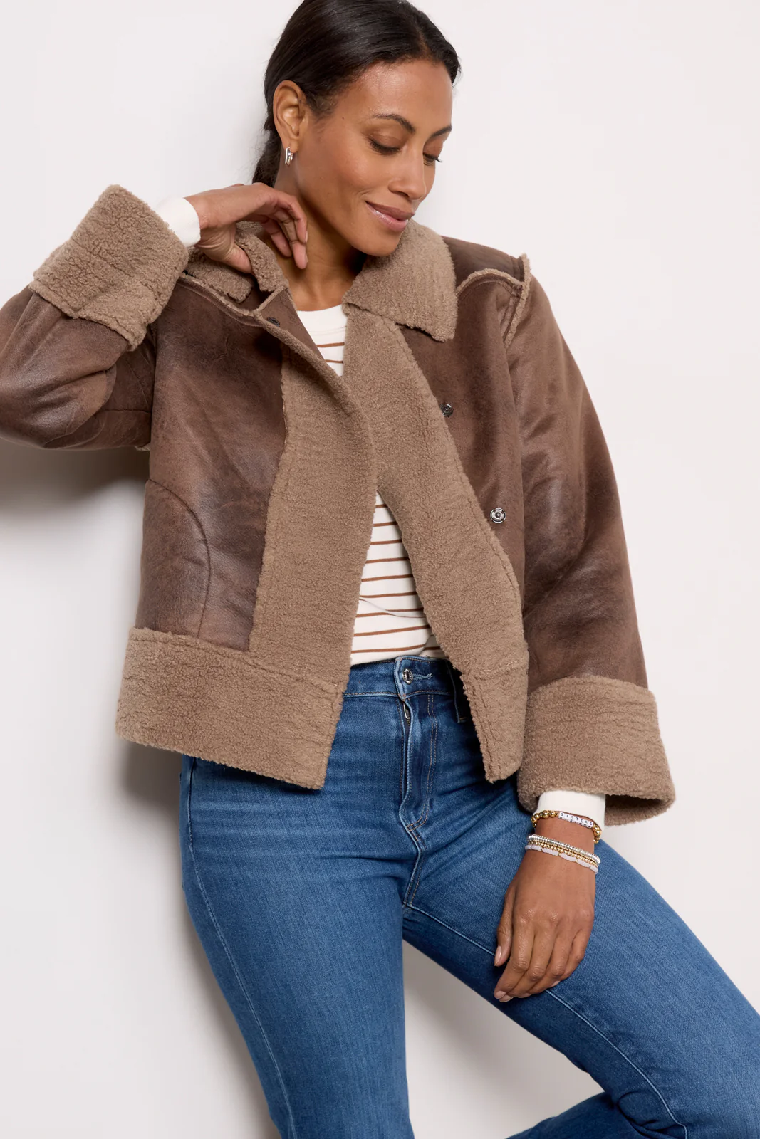 Courtney Sherpa Jacket - Image 5