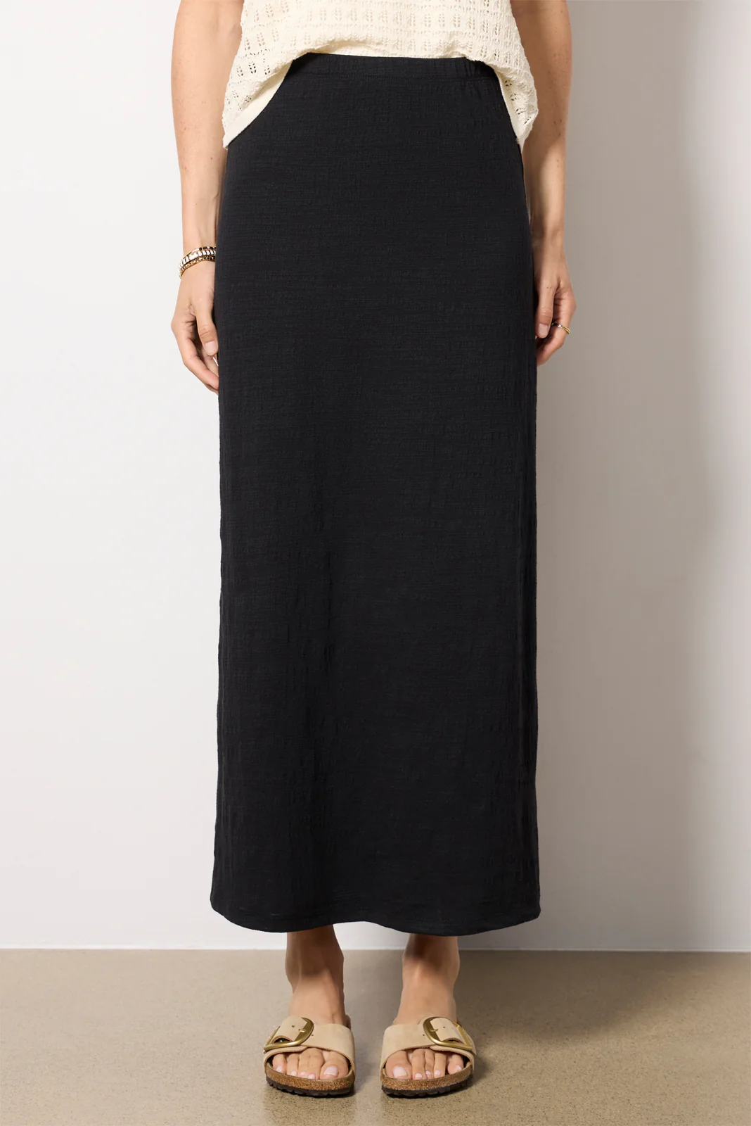 Delavine Textured Midi Skirt - Image 6