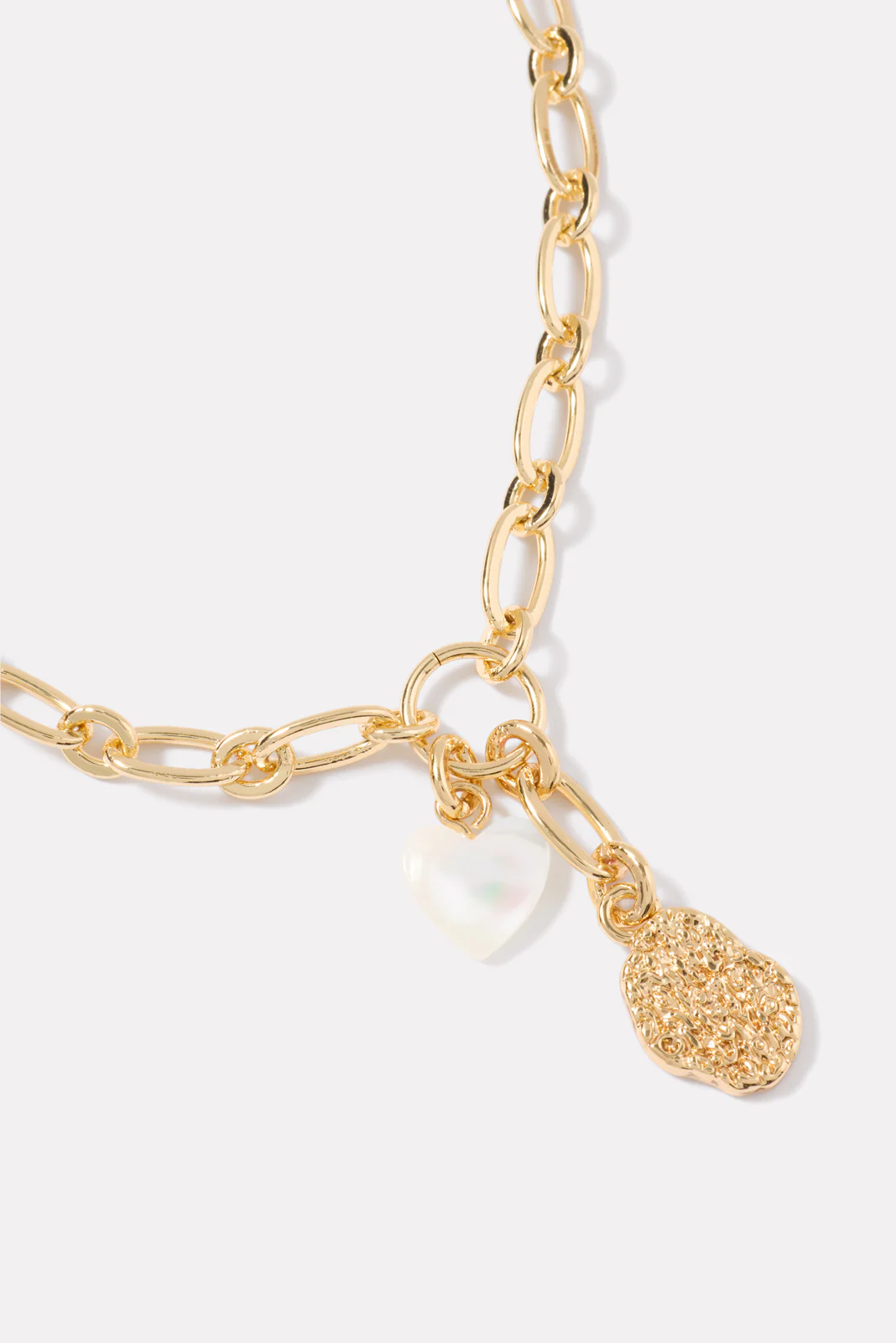 Eliza Heart Coin Necklace - Image 2