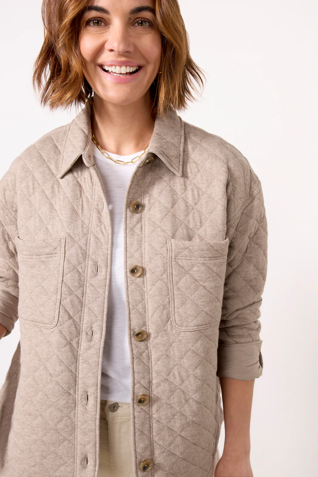 Epic Quilted Fleece Shirt Jacket - Image 3