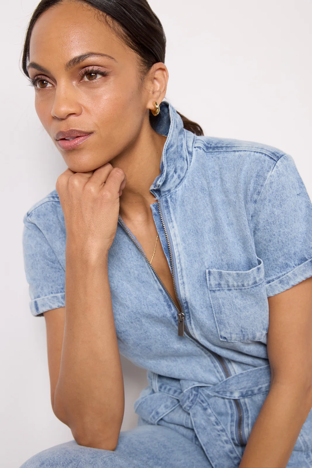 Erika Denim Jumpsuit - Image 3