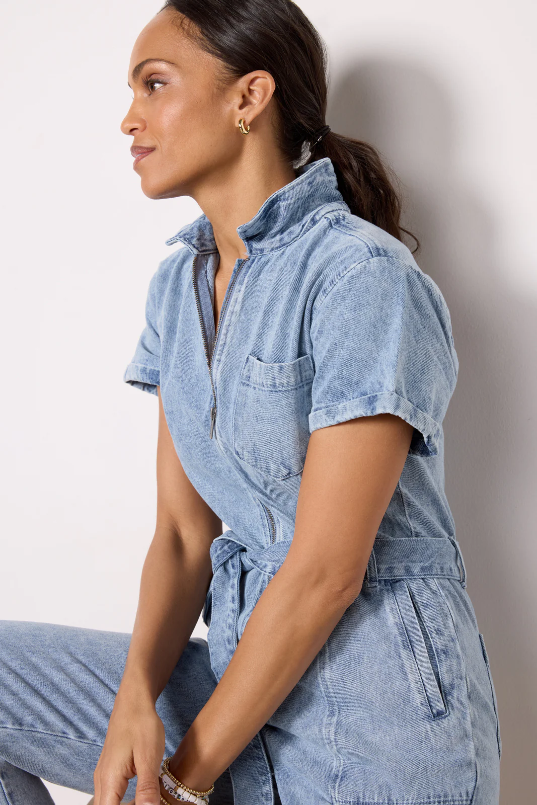 Erika Denim Jumpsuit - Image 4