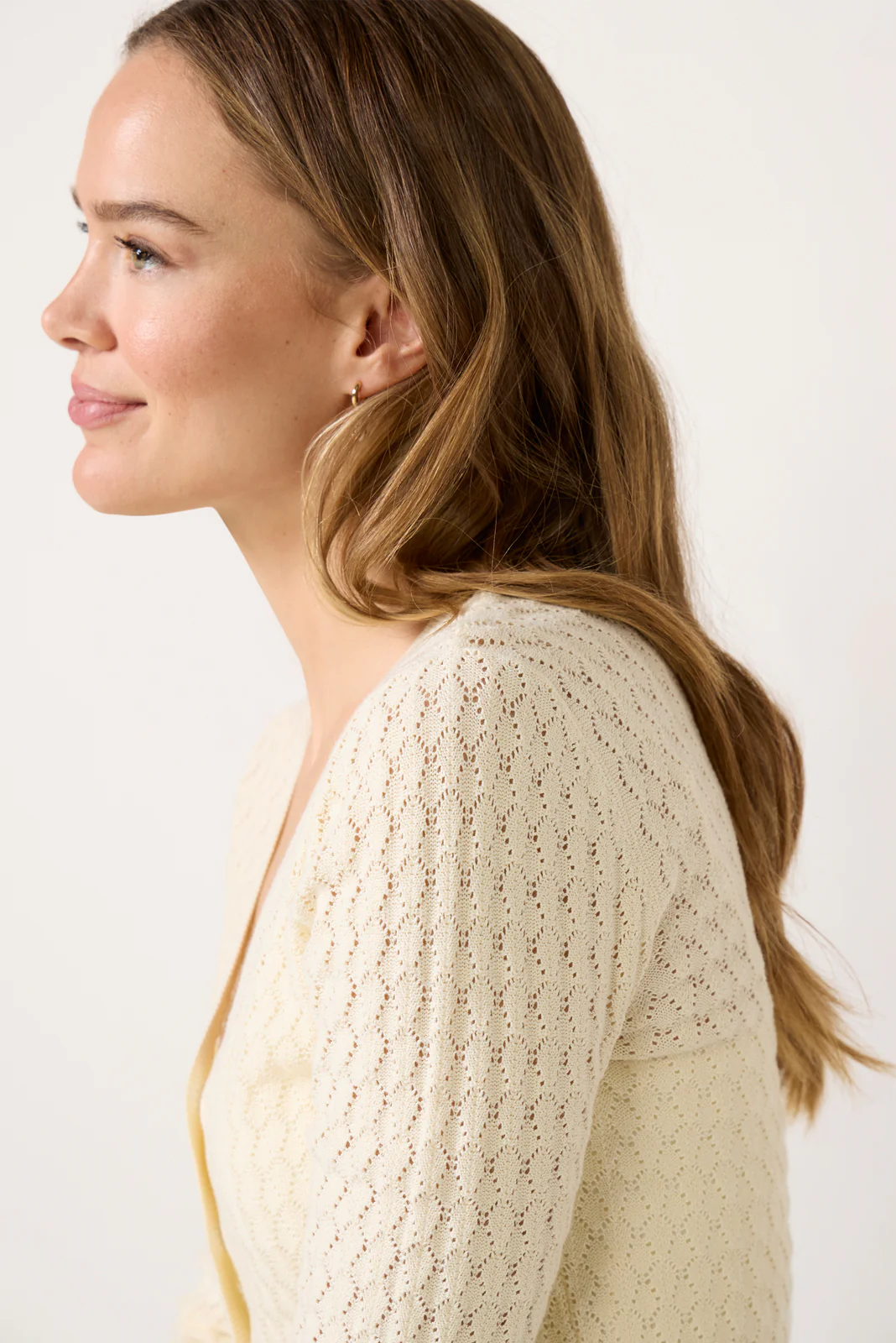Everyday Pointelle Cardigan - Image 3