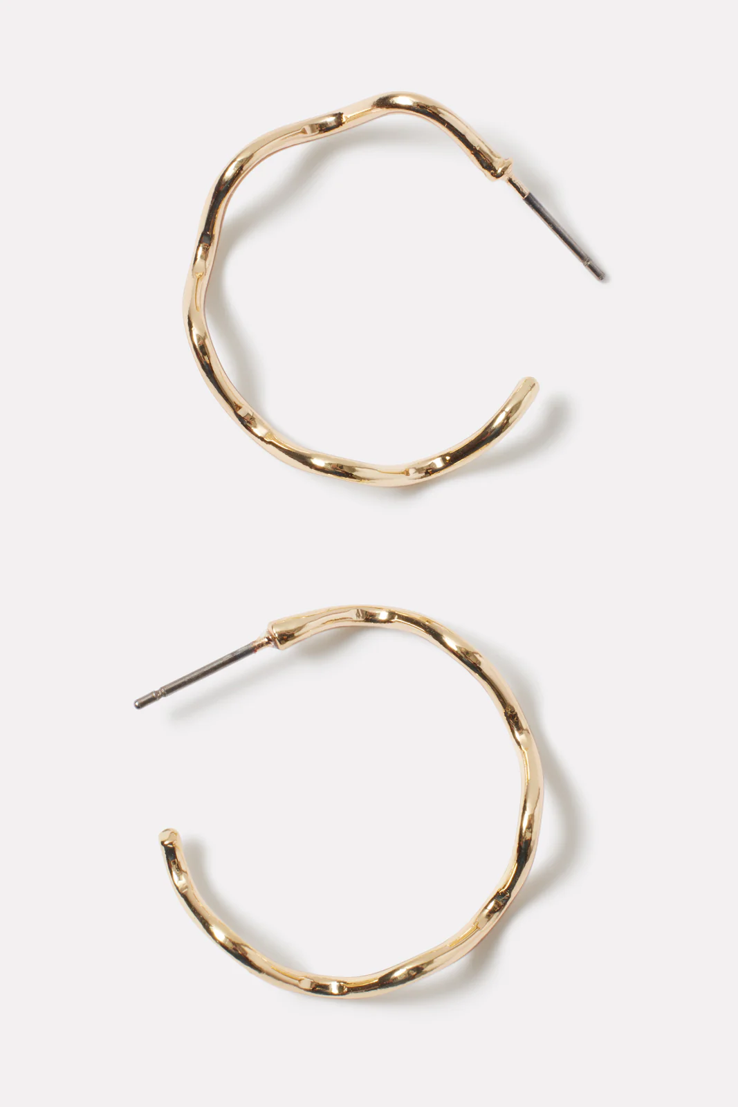 Evvie Squiggle Hoop Earrings - Image 2