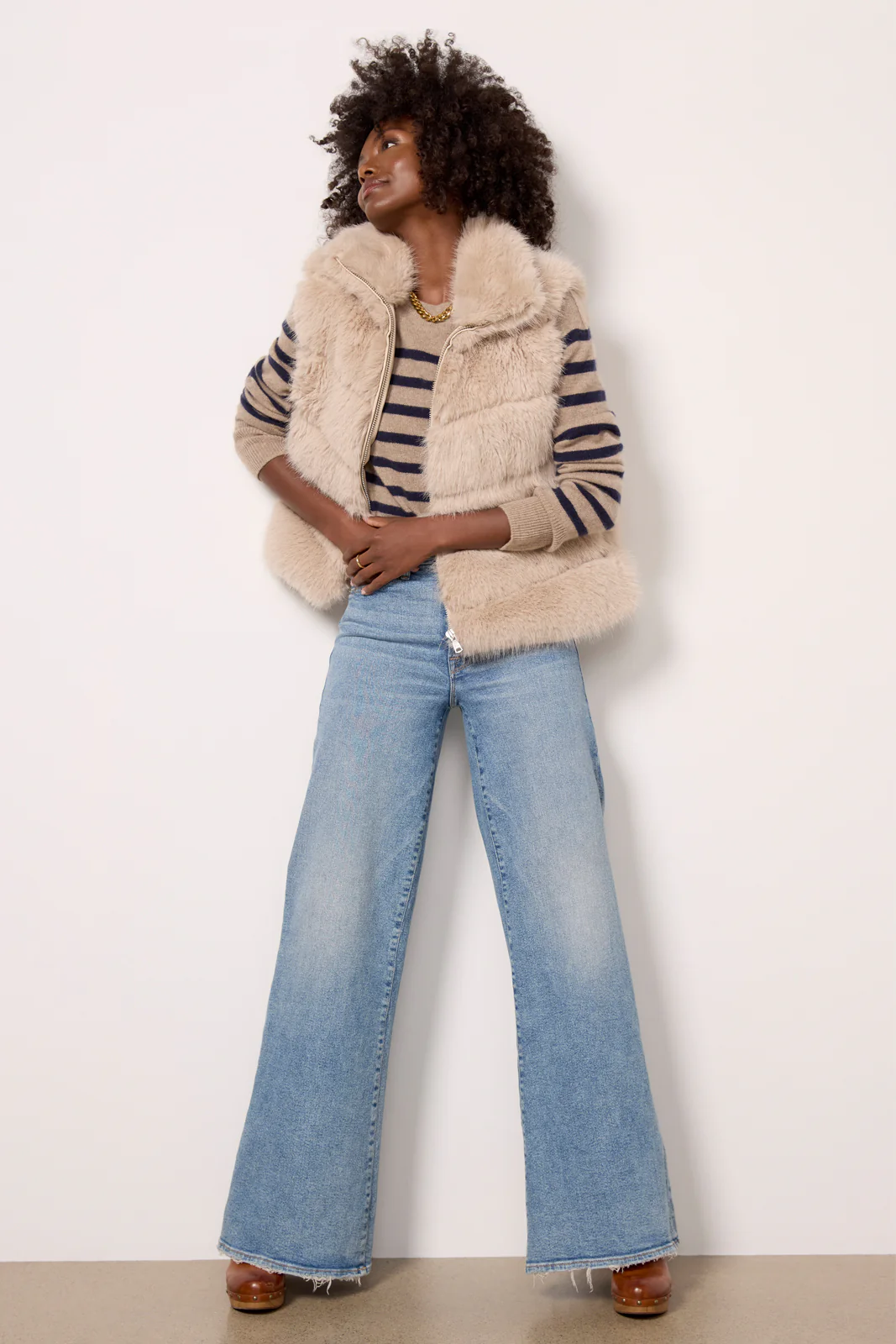 Faux Fur Vest - Image 3