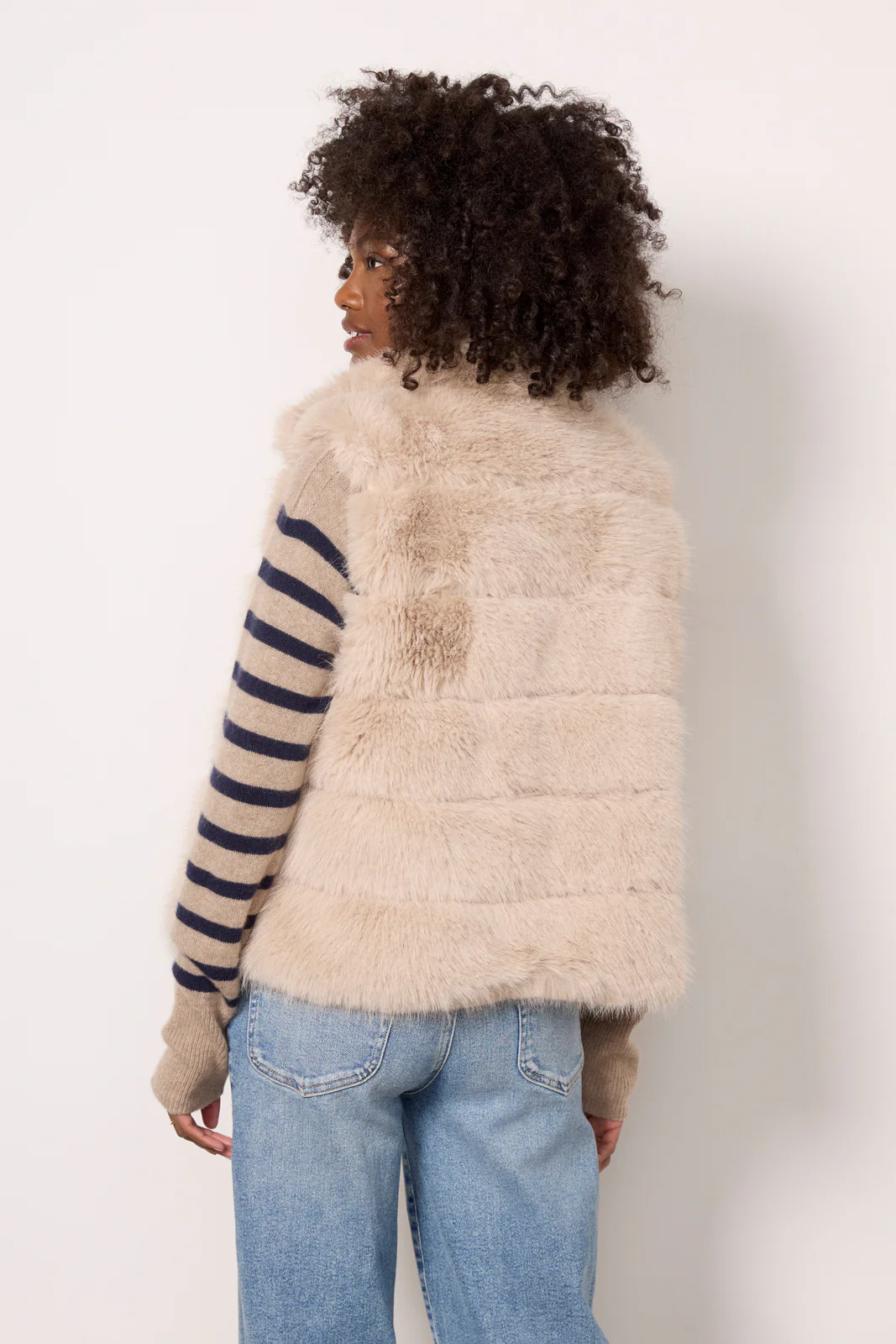 Faux Fur Vest - Image 4