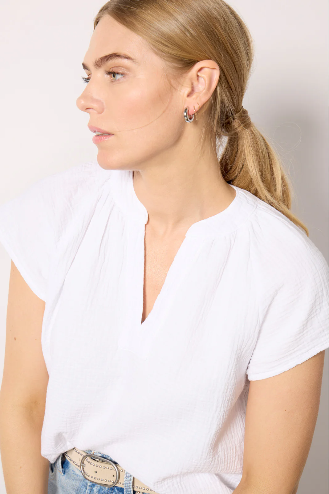 Gauze Flutter Top - Image 5