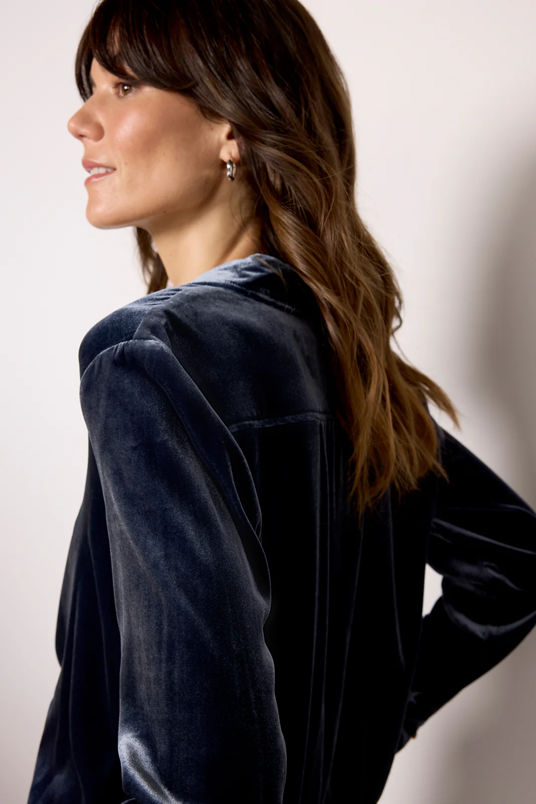 Genevieve Velvet Shirt - Image 6
