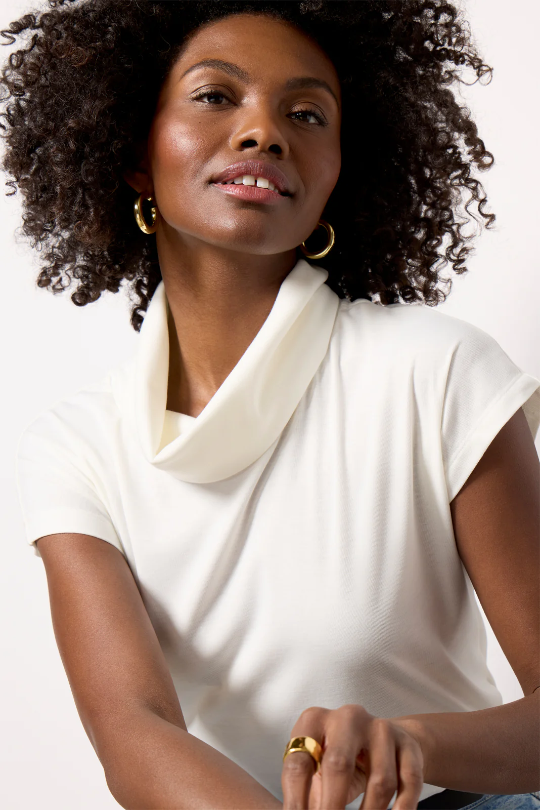 Gia Cowl Neck Top - Image 2