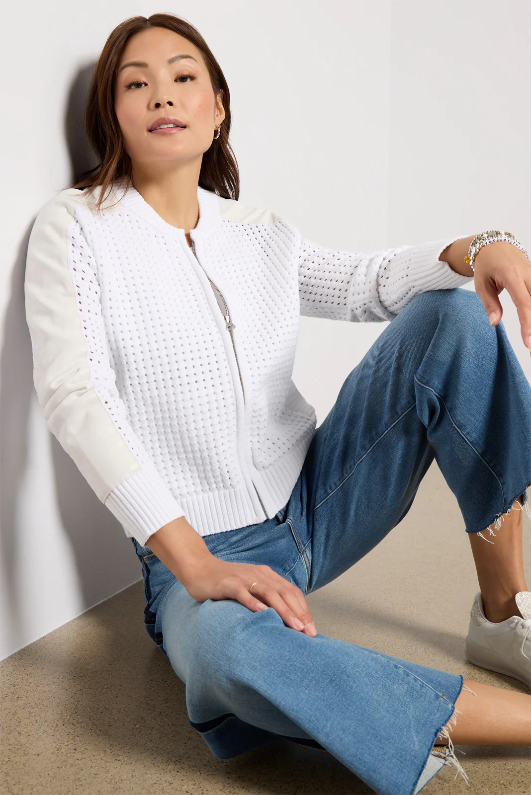 Harlow Open Stitch Bomber - Image 6