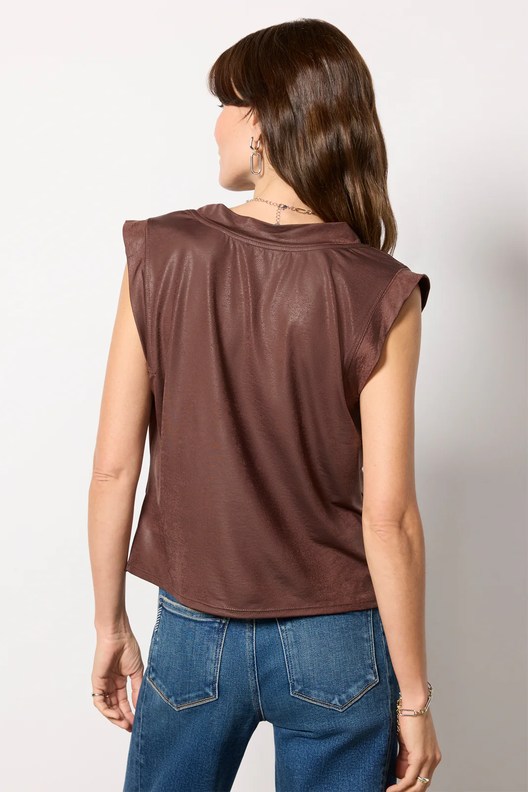 Harper Matte Coated Tee - Image 4