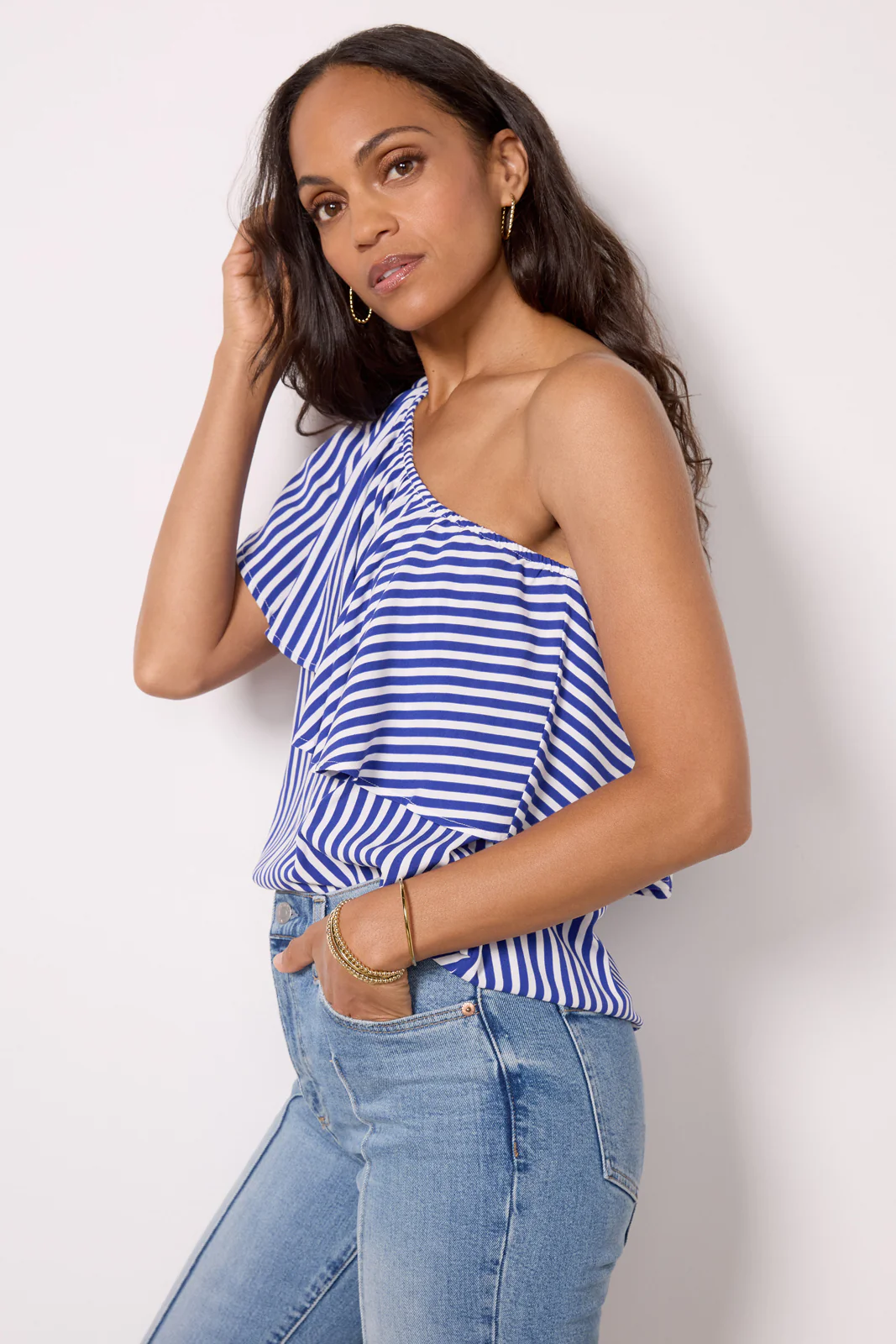 Hudson One Shoulder Top - Image 2