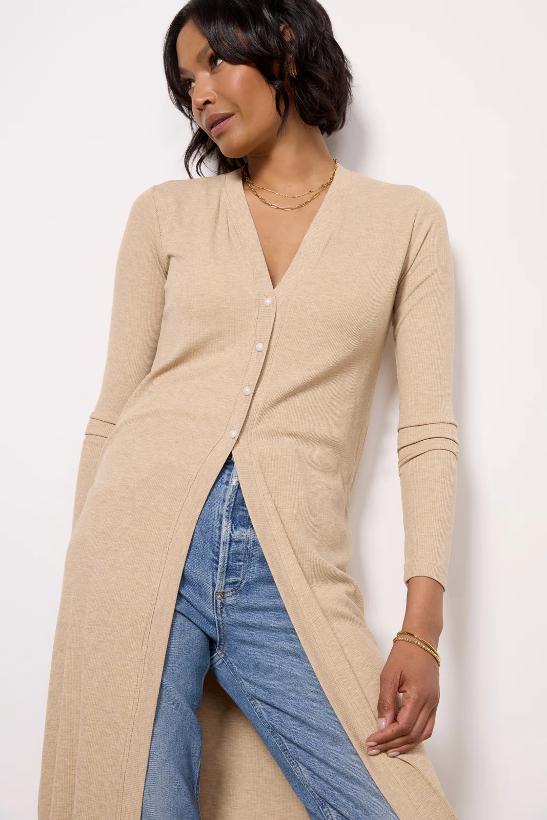 Iskra Rib Cardi Tunic - Image 5