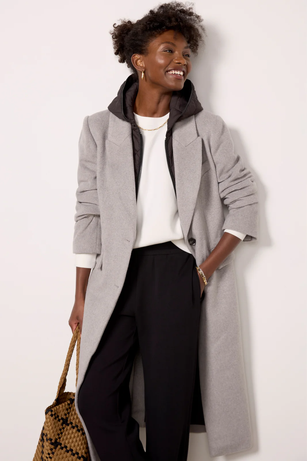 Jamie Quilted Hood Coat - Image 2