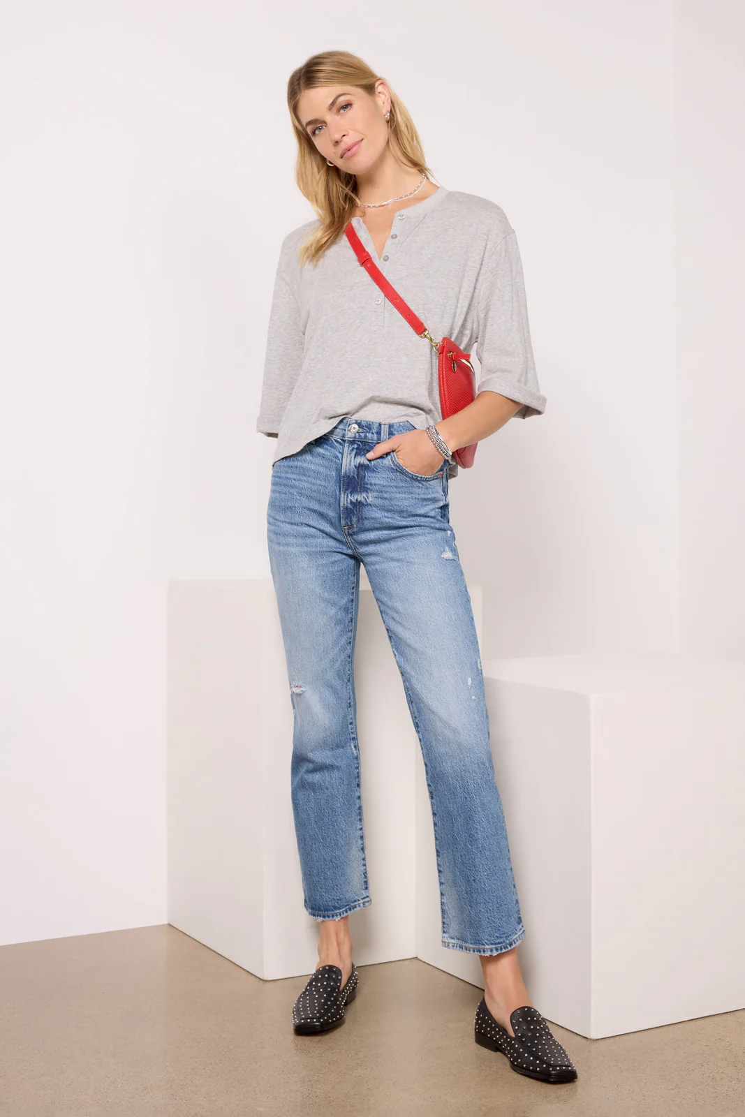Jett Relaxed Henley Tee - Image 3